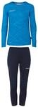 Sportanzug UHLSPORT "Torwart-Sets Prediction Junior Kids", Kinder, Gr. 116, blau