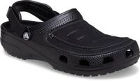Clog CROCS "Yukon Vista II LiteRide Clog", Herren, Gr. 46, schwarz (schwarz, grau),