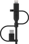 BELKIN Smartphone-Kabel "BOOST CHARGE Universal-Kabel", schwarz, 100cmcm, Kabel,
