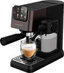 GRUNDIG Espressomaschine "KSM 5330", schwarz (schwarz inox, schwarz), B:20,5cm H:31cm
