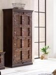 Stauraumschrank SIT "Neuch&acirc;tel aus Altholz mit Schnitzereien", braun, B:100cm