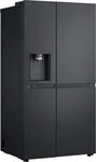 LG Side-by-Side, Energieeffizienz: C, silber (essence schwarz steel), B:91,3cm