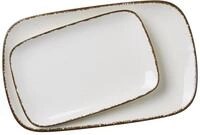 Servierplatte RITZENHOFF & BREKER "Casa", beige (natur), Porzellan, Servierplatten,