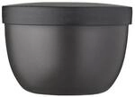 Lunchbox MEPAL "Snackpot Ellipse 350 ml", schwarz (nordic schwarz), Kunststoff,
