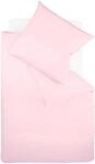 Bettw&auml;sche FLEURESSE "Colours in 135x200, 155x220 oder 200x200 cm", rosa (rose),