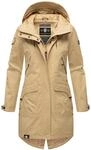 Outdoorjacke NAVAHOO "&Uuml;bergangsjacke Pfefferschote", Damen, Gr. XS, beige,