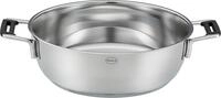 Servierpfanne R&Ouml;SLE "Silence Pro", silber (silberfarben, schwarz), B:29,5cm H:14cm