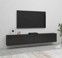 Lowboard HOME AFFAIRE "Ava, Breite 180 cm, h&auml;ngend und stehend montierbar", schwarz