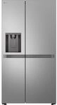 LG Side-by-Side "GSLC41EPPE", Energieeffizienz: E, silber, mit integriertem