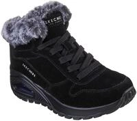 Winterboots SKECHERS "UNO RUGGED-WINTRINESS", Damen, Gr. 36, Textil, schwarz, Textil,
