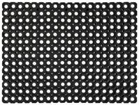 Fu&szlig;matte ANDIAMO "Gummi Ringmatte" Gr. 19, schwarz, B:80cm H:15mm L:120cm, Gummi,