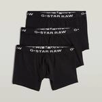 Boxershorts G-STAR "Boxer briefs 3 pack", Herren, Gr. S, 3 Stk., Jersey, schwarz