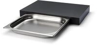 Schneidebrett CONTINENTA "Duracore", schwarz, B:32,5cm H:5cm L:48cm, Zellulosefaser,