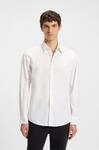 Langarmhemd BOSS ORANGE "Relegant Regular Fit", Herren, Gr. L, N-Gr, wei&szlig;