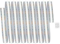 PAULMANN LED-Streifen "MaxLED 500 Stripe 2,5m 13W 24V silber Kunststoff", silber