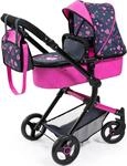 Kombi-Puppenwagen BAYER "Puppenwagen Vario", pink, Puppenwagen, KinderB:42cm H:86cm