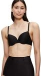 Balconette-BH TRIUMPH "Pure Micro", Damen, Gr. 75, Cup A, schwarz, Single...