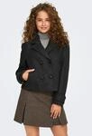 Kurzjacke ONLY "ONLFREJA LIFE SHORT DB JACKET OTW NOOS", Damen, Gr. XS, grau