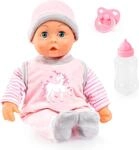 Babypuppe BAYER "First Words Baby, 38 cm, Einhorn rosa", rosa, Puppen, Kinder,