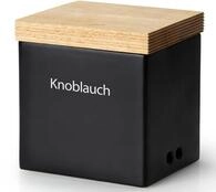 Vorratsdose CONTINENTA, braun (schwarz, holzfarben), B:12cm H:16cm L:14cm, Keramik,