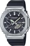 Smartwatch CASIO G-SHOCK "GBM-2100A", schwarz (schwarz, silberfarben, schwarz),