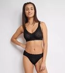 B&uuml;gelloser BH SLOGGI "ZERO Feel Bliss", Jungen, Gr. S, N-Gr, schwarz, Spitze,