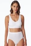 Bustier SCHIESSER "Classic Seamless", Damen, Gr. 3XL, N-Gr, wei&szlig; (100, wei&szlig;),