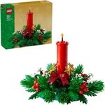 Konstruktionsspielsteine LEGO "Weihnachtsgesteck (40743), LEGO Iconic", rot (bunt),