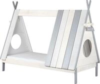 Hausbett M&Ouml;BILIA "Drollig", grau (wei&szlig;, grau), B:105cm L:215cm, Betten, Hausbett,