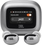 JBL wireless In-Ear-Kopfh&ouml;rer "LIVE BUDS 3", silber, B:10cm H:6cm T:19cm,