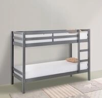 Etagenbett OTTO HOME "Alpi", grau, B:103cm H:142cm L:208cm, Etagenbetten, Etagenbett,