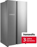 HANSEATIC Side-by-Side, Energieeffizienz: B, silber (edelstahl), B:91cm...