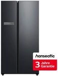 HANSEATIC Side-by-Side, Energieeffizienz: B, silber (schwarzes edelstahl),...