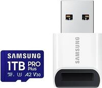 SAMSUNG Speicherkarte "Pro Plus 1TB + USB-Kartenleser", blau, 1000 GB,