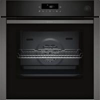 NEFF Pyrolyse Backofen "B6AVJ7AG3", Energieeffizienz: A+, silber (wei&szlig;, neutral),