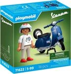 Konstruktions-Spielset PLAYMOBIL "1969 Vespa 150 Sprint Veloce, Blau (71622), Vespa",