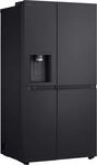 LG Side-by-Side "GSLE91MBAB", Energieeffizienz: B, silber (essence schwarz steel),