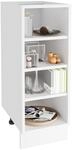 Unterschrank VCM "K&uuml;chenschrank Regal K&uuml;che Unterschrank Esilo 30cm", wei&szlig;, B:30cm