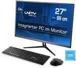 CSL All-in-One PC "Unity F27-ALS N200 Windows 11", schwarz, Windows 11 Home,64bit, 27