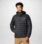 Daunenjacke COLUMBIA "Lake 22 II Down Hooded Jacket", Herren, Gr. L, schwarz, Web,