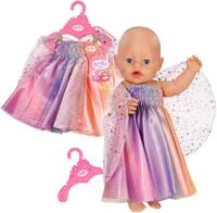 Puppenkleidung BABY BORN "Regenbogen Kleid, 43 cm", bunt, Puppenkleidung, Kinder,