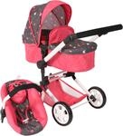 Kombi-Puppenwagen CHIC2000 "Linus, Butterfly", bunt (butterfly), Puppenwagen,