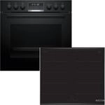 BOSCH Flex-Induktions-Herd-Set "HND679LS67", Energieeffizienz: A+, schwarz, Herdsets,