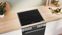 BOSCH Induktions Herd-Set "HND617LS62", Energieeffizienz: A+, schwarz, Herdsets,
