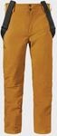 Latzhose SCH&Ouml;FFEL "Ski Pants Weissach M", Herren, Gr. 46, Normalgr&ouml;&szlig;en, gelb