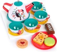 Spielgeschirr HAPE "Teestunde", bunt, Spielgeschirr, Kinder, Holz, Spielgeschirr