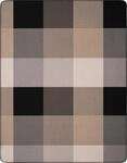 Wohndecke BIEDERLACK "Alp Square", grau (braun, anthrazit), B:150cm L:200cm,