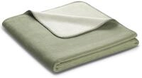 Wohndecke BIEDERLACK "Melange", gr&uuml;n (jadegr&uuml;n, natur), B:150cm L:200cm, Baumwolle,