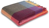 Wohndecke BIEDERLACK "Soft Impression im Doubleface-Look", bunt (bright square),