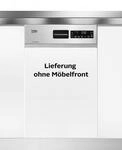 BEKO teilintegrierbarer Geschirrsp&uuml;ler "BDSS28040XQ", Energieeffizienz: C, silber